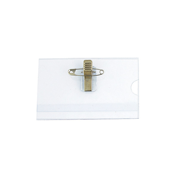 4003630015471 - Namensschild 90 x 55 mm (B x H) Kombiklemme transparent 4003630015471 5526 50 Stück