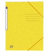 Eckspannmappe TOP FILE+ 400116265, A4 gelb Karton 390g, f&uuml;r ca. 200 Blatt  (80 g/m&sup2;)