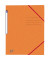 Eckspannmappe TOP FILE+ 400116266, A4 orange Karton 390g