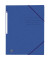 Eckspannmappe TOP FILE+ 400116263, A4 blau Karton 390g
