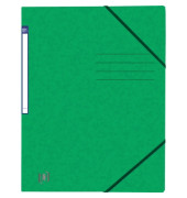 Eckspannmappe TOP FILE+ 400116268, A4 grün Karton 390g