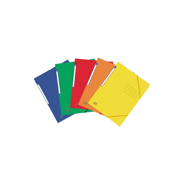 10 Stück Oxford Eckspannmappe TOP FILE+ 400116312, A4 farbig sortiert Karton 390g, für ca. 200 Blatt 3045050410024 Oxford