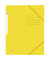 Eckspannmappe TOP FILE+ 400116329, A4 gelb Karton 390g, mit 3 Einschlagklappen