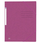 Eckspannmappe TOP FILE+ 400116358, A4 violett Karton 390g, mit 3 Einschlagklappen Eckspannmappe TOP FILE+ 400116358, A4 violett Karton 390g, mit 3 Einschlagklappen