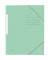 Eckspannmappe TOP FILE+ 400116356, A4 pastellgrün Karton 390g, mit 3 Einschlagklappen