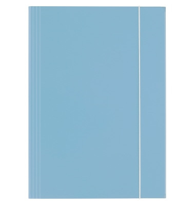 Falken Sammelmappe PastellColor DIN A4 700g/m² Karton, glanzkaschiert himmelblau