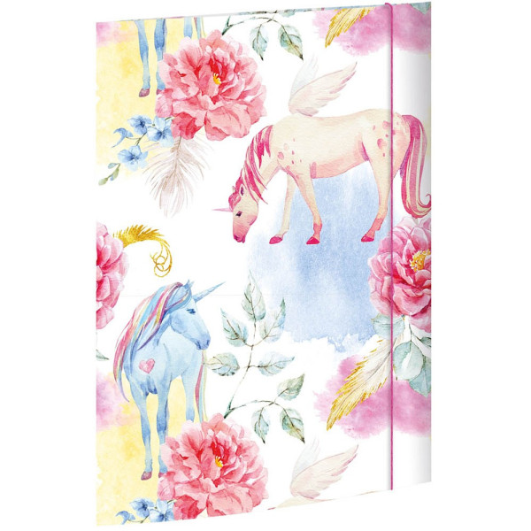 4002871453271 - Zeichenmappe 45327 A3 mit Motiv Karton 350g 3 Einschlagklappen 1 Gummizug (ganze Höhe) 4002871453271 RNK