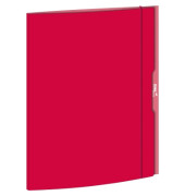 Gummizugmappe Rot 45336, A3 rot Karton 350g, mit 3 Einschlagklappen