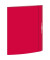 Gummizugmappe 45336, A3 rot Karton 350g, mit 3 Einschlagklappen