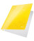 Schnellhefter WOW 3001-00-16, A4, gelb, Karton, 300g, Vorderdeckel opak