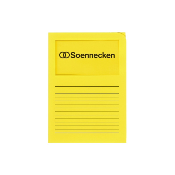 4003630021908 - Sichtmappe DIN A4 Papier gelb 100 St Pack 100 Stück 4003630021908 - Sichtmappe DIN A4 Papier gelb 100 St Pack 100 Stück