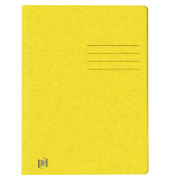Schnellhefter TOP FILE+ 400116207, A4, gelb, Karton, 390g, Vorderdeckel gelb / opak