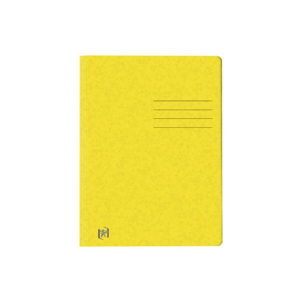 3045050412004 - Schnellhefter TOP FILE+ 400116207 A4 gelb Karton 390g Vorderdeckel opak 3045050412004 Oxford