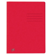 Schnellhefter TOP FILE+ 400116211, A4, rot, Karton, 390g, Vorderdeckel opak