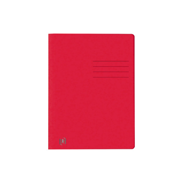 Oxford Schnellhefter TOP FILE+ 400116211, A4, rot, Karton, 390g, Vorderdeckel rot / opak 3045050412042 Oxford