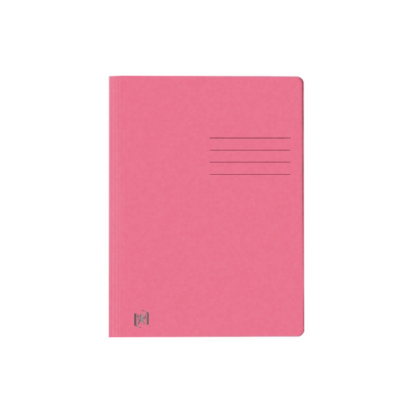 Oxford Schnellhefter TOP FILE+ 400116212, A4, rosa, Karton, 390g, Vorderdeckel rosa / opak 3045050412059 Oxford