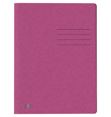 Schnellhefter TOP FILE+ 400116202, A4, violett, Karton, 390g, Vorderdeckel violett / opak