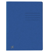 Schnellhefter TOP FILE+ 400116201, A4, blau, Karton, 390g, Vorderdeckel opak