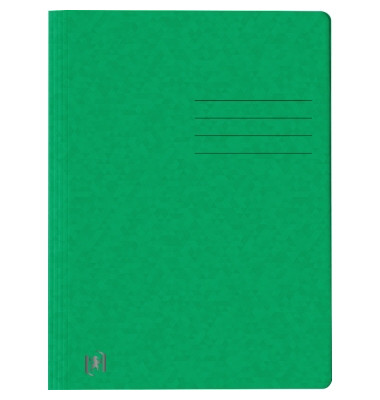 Schnellhefter TOP FILE+ 400116200, A4, gr&uuml;n, Karton, 390g, Vorderdeckel gr&uuml;n / opak