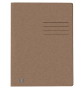 Schnellhefter TOP FILE+ 400116208, A4, braun, Karton, 390g, Vorderdeckel braun / opak