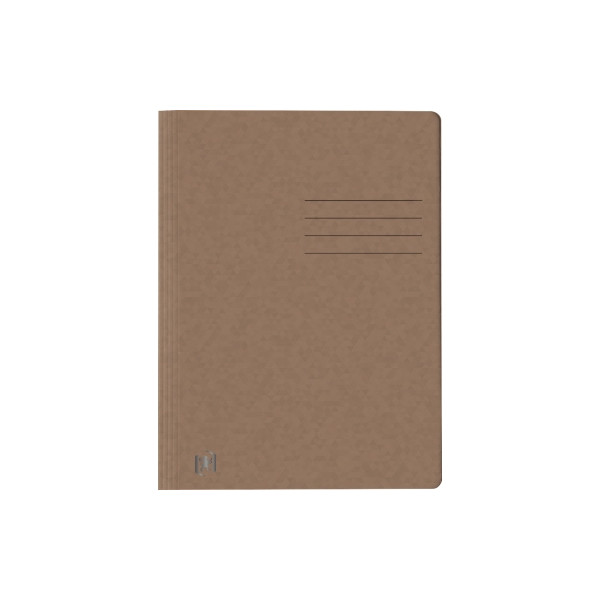 Oxford Schnellhefter TOP FILE+ 400116208, A4, braun, Karton, 390g, Vorderdeckel braun / opak 3045050412011 Oxford