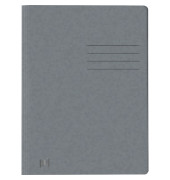 Schnellhefter TOP FILE+ 400116204, A4, grau, Karton, 390g, Vorderdeckel grau / opak