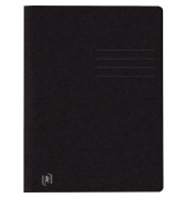 Schnellhefter TOP FILE+ 400116209, A4, schwarz, Karton, 390g, Vorderdeckel schwarz / opak