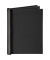 Klemmbinder VELOCOLOR 49443.sw, A4 schwarz, für ca. 150 Blatt, Karton