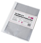 Prospekthüllen 4345300, A4 glasklar glatt, oben offen