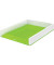Briefablage WOW Duo Colour 5361-10-54, A4/C4, gr&uuml;n/wei&szlig;, Polystyrol stapelbar