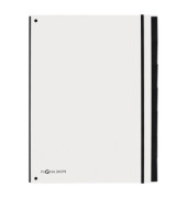 Pultordner Trend 24079-08, 7-teilig blanko, wei&szlig;, A4, 7 F&auml;cher