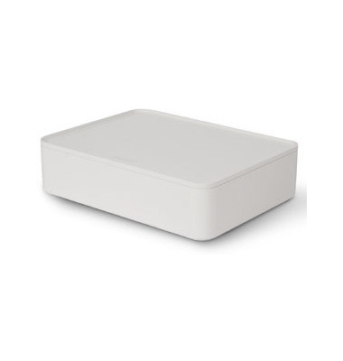 Aufbewahrungsbox Smart Organizer ALLISON 1110-12 mit Deckel, für A5, außen 260x195x68mm, Kunststoff snow white