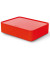 Aufbewahrungsbox Smart Organizer ALLISON 1110-17 mit Deckel, für A5, außen 260x195x68mm, Kunststoff cherry red