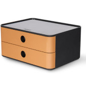 Schubladenbox Smart-Box Allison 1120-83 DarkGrey/CaramelBrown 2 Schubladen geschlossen