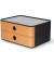 Schubladenbox Smart-Box Allison 1120-83 DarkGrey/CaramelBrown 2 Schubladen geschlossen