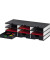 Dokumentenablage styrodoc trio Grundeinheit 72,3 x 22,3 x 33,1 cm (B x H x T) Polystyrol weiß/schwarz