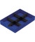 Schublade styrodoc 23 x 5,3 x 32 cm (B x H x T) geschlossen inkl. 1 Längststeg, 2 Querstege Polystyrol blau