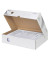 Archivbox easyboxx 6134-00-00, A4, wei&szlig;, innen 33,6x7,5x23,8cm (TxBxH), 100% Wellpappe (RC), 100% recycelbar
