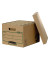 Bankers Box Archivbox Earth Series 32,5 x 26 x 37,5 cm (B x H x T) DIN A4 mit Archivdruck Karton, 100 % recycelt braun