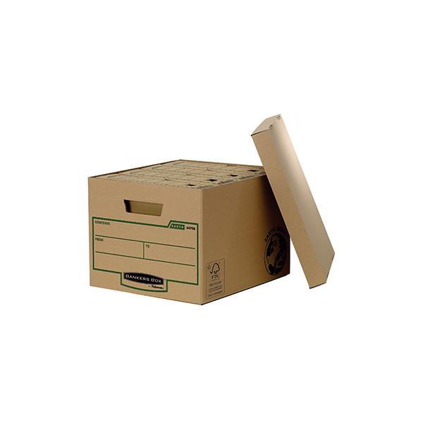 0043859577897 - Archivbox Earth Series 325 x 26 x 375 cm (B x H x T) DIN A4 mit Archivdruck Karton 100 % recycelt braun 0043859577897 Fellowe