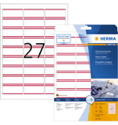 Namensetikett SPECIAL 63,5 x 29,6 mm (B x H) Acetatseide weiß 540 Etik./Pack.