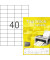 Etiketten 8698, weiß 52,5x29,7mm, rechteckig, 