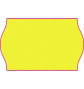 Auszeichnungsetikett 26 x 16 mm (B x H) gelb 1.200 Etik./Rl. 18 Rl./Pack. 21.600 Etik./Pack.