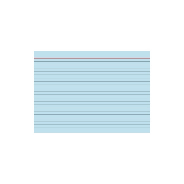 4003273013605 - Karteikarten 102250130 blau A5 liniert 180g  4003273013605 100 Stück