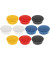 Haftmagnete Discofix Color 1662010 rund 40x13mm (ØxH) farbig sortiert 2200g Haftkraft