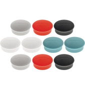 Haftmagnete Discofix Mini 1664610 rund 19x7mm (ØxH) farbig sortiert 100g Haftkraft