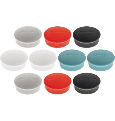 Haftmagnete Discofix Mini 1664610 rund 19x7mm (ØxH) farbig sortiert 100g Haftkraft