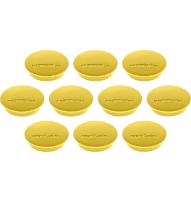 Haftmagnete Discofix Junior 1662102 rund 34x9mm (ØxH) gelb 1300g Haftkraft