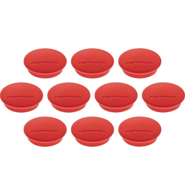 Haftmagnete Discofix Junior 1662106 rund 34x9mm (ØxH) rot 1300g Haftkraft
