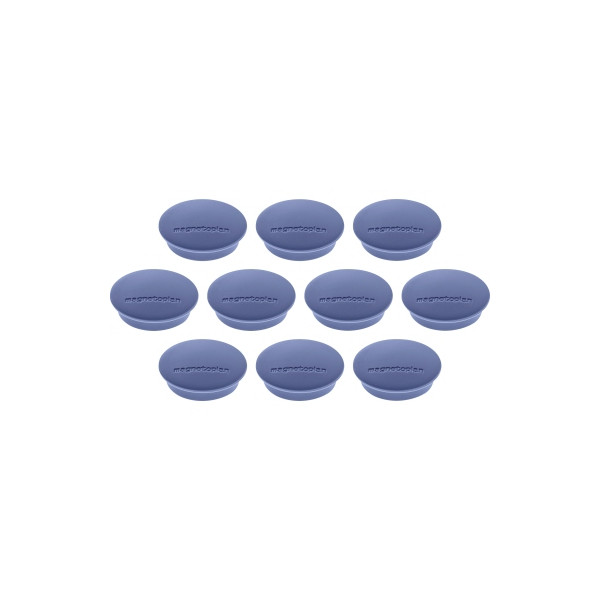 4013695025032 - Haftmagnete Discofix Junior 1662114 rund 34x9mm (ØxH) dunkelblau 1300g Haftkraft 4013695025032 magnetoplan 1662114 10 Stück
